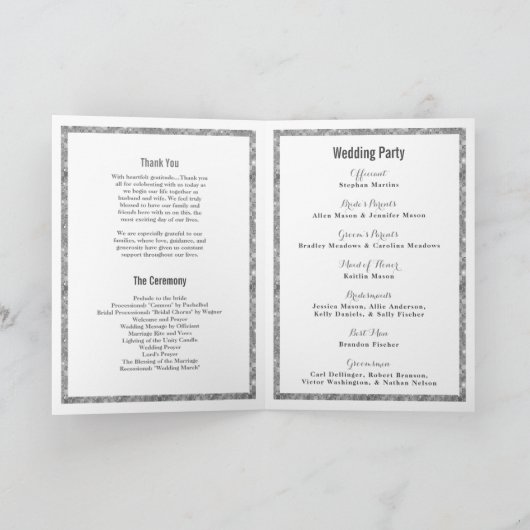 Roze bordeaux zilveren glitters bloemstuk Programm Programma (Binnen)