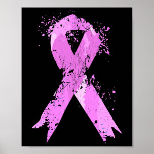 Roze Borstkanker Awareness Breast Cancer Poster