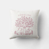 Roze bosdieren en bomen kussen (Achterkant)