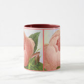 Roze botanische Rosebud koffie Mok (Midden)