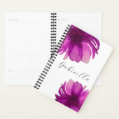 Roze botanische Waterverf Planner (Display)