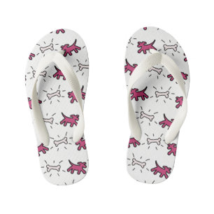 Roze Botten Graffiti Style Kinder flip 5 Kinder Teenslippers