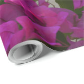 Roze Bougainvillea Flowers, Gift Wrapping Paper Cadeaupapier (Rol Hoek)