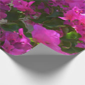 Roze Bougainvillea Flowers, Gift Wrapping Paper Cadeaupapier (Hoek)