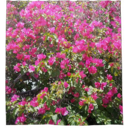 Roze Bougainvillea Struik Print Shower Curtain Douchegordijn