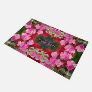 Roze Bougainvillebloem Deurmat