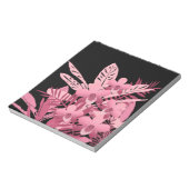 Roze bouquet tropisch notitieblok (Gedraaid)