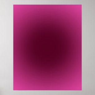 Roze Bourgondië Aura Gradiënt 16x20 Poster
