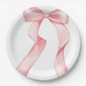 Roze Bow Bord 9" (Voorkant)