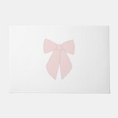 Roze Bow Coquette Deurmat (Voorkant)