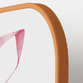 Roze Bow Coquette Gepersonaliseerde Pickleball Pad Paddle (Links Detail)