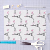 Roze Bow Eiffel Tower Paris Frankrijk Podle Chic Tissuepapier (Craft)