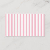 Roze Bow Hoeveel Kisses Bruids Spel Informatiekaartje (Achterkant)