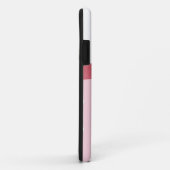 Roze Bow met Jewel Print Polka Dot iPhone Case (Achterkant/rechts)