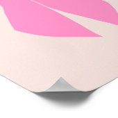 Roze bow poster (Hoek)