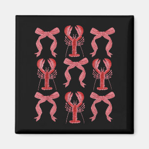 Roze Bow Schattige Coquette Crawfish Y2k Clean Gir Magneet