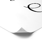 Roze Bow Vrijgezellenfeest Cadeaus & Kaarten Poster (Hoek)