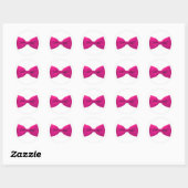 Roze Bowtie Stickers (Vel)