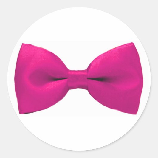 Roze Bowtie Stickers (Voorkant)