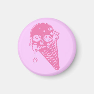 Roze boze ijskap magneet