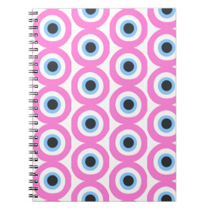 roze boze oog notitieboek