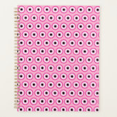 Roze boze oog planner (Voorkant)