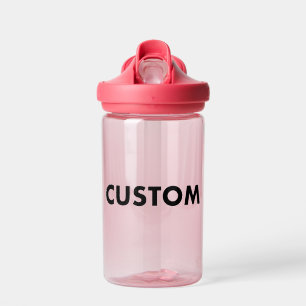 ROZE BPA-vrije op maat gemaakte waterfles voor kin