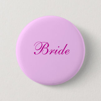 Roze bride Button