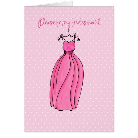 roze bridesmaïde (Voorkant)