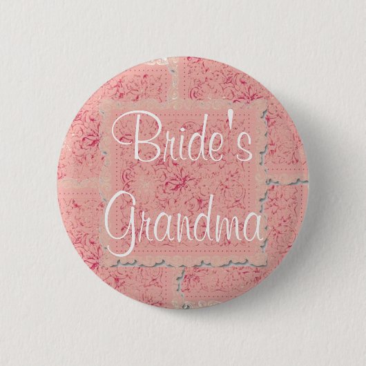 roze bridjessin Grandma Button (Voorkant)