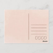 Roze Briefkaart Teacup (Achterkant)