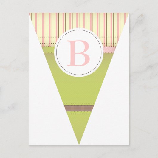  roze Briefkaart voor bundelbanner (Voorkant)