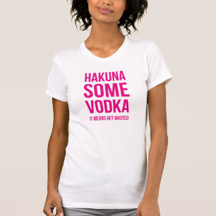 Roze brieftering Hakuna T-shirt