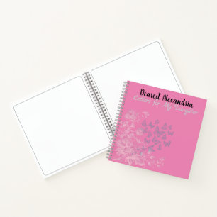 Roze brieven aan mijn dochter Memory Spiral Notebo Notitieboek