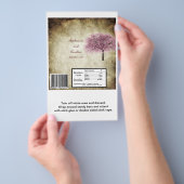 Roze Brondenweddenschap Grote Hershey's Wrapper Flyer (Hand)