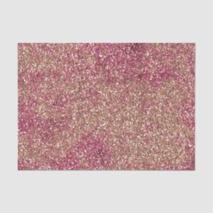 Roze Bronze Ombre Sparkle Glitter Tissuepapier