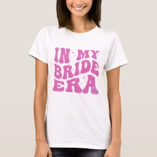 Roze Bruid Era Bruiloft T-shirt