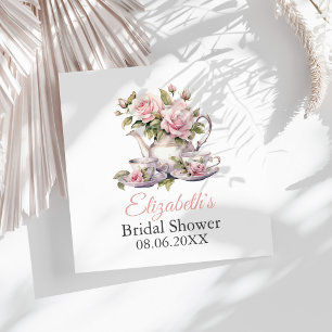 Roze Bruids-Shower Thee Feest Servetten