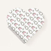 Roze bruidsbruid van Champagne Diamond Ring Notitieboek (Voorkant)