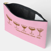 Roze bruidsmeisje Espresso Martini vrijgezellenfee Etui (Open)