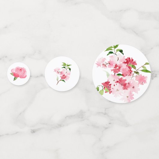 Roze Bruidsmeisjespicknick Confetti (Voorkanten)