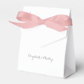 Roze Bruiloft Cake Receptie Favor Box Bedankdoosjes (Voorkant Zijde)
