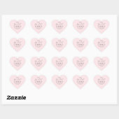 Roze Bruiloft Elegante Script Sticker (Vel)