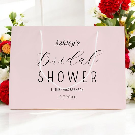 Roze Bruiloft Feest Groot Cadeauzakje