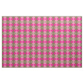 Roze-bruin Argyle Stof (Fat Quarter)