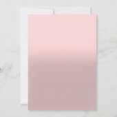 Roze Bruin Paasei Jacht Lente Verjaardagsfeest Kaart (Achterkant)