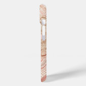 Roze Bruine Crème Mandala Boheemse Boho Mode Case-Mate iPhone Case (Achterkant / Links)