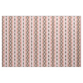 Roze bruine ijkat Zigzag Mosaic Pattern Stof (Yard (91,4 cm))