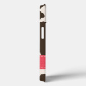 Roze bruine Koe afdrukken Case-Mate iPhone Case (Achterkant / Rechts)
