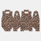 Roze Bruine Luipaard Bedankdoosjes (Ongevouwen)